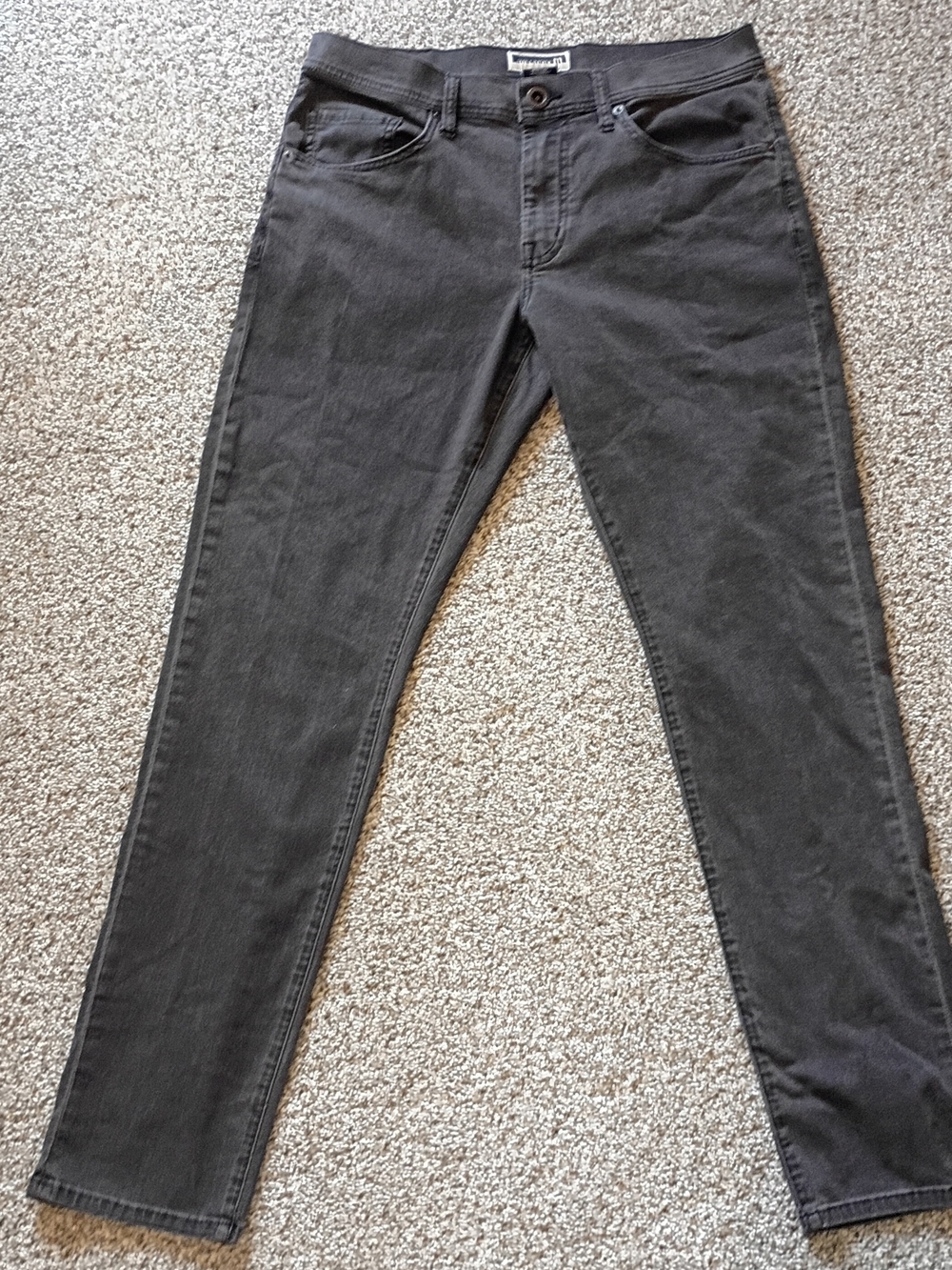 Travis Mathew Men's Charcoal Grey Washed Jeans Straig Leg 32x30 - Picture 4 of 13